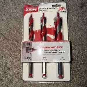 Diablo 3-Piece Auger Bit Set (DAG1900-S3)